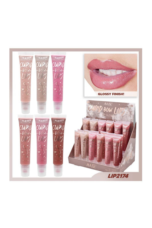 AMUSE LIP2174 Cupid Bow Lips Lip Gloss - 24 pcs