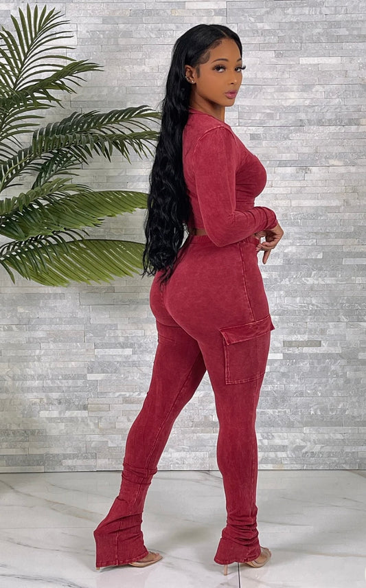 Cranberry legging set