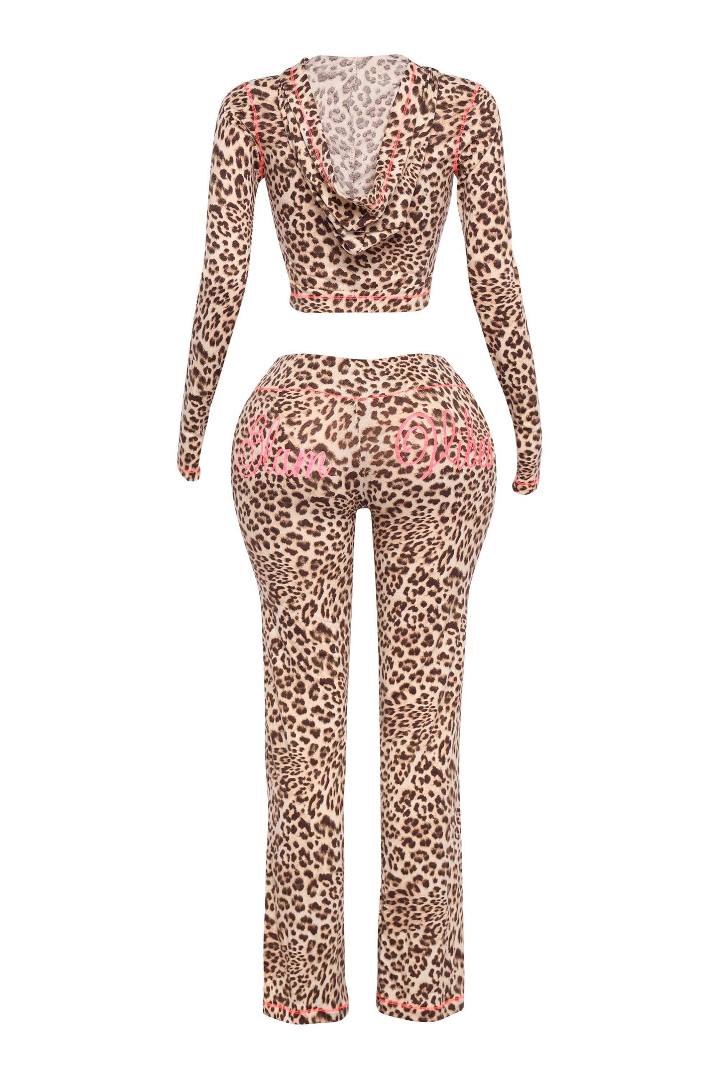 Glam Leopard lounge set