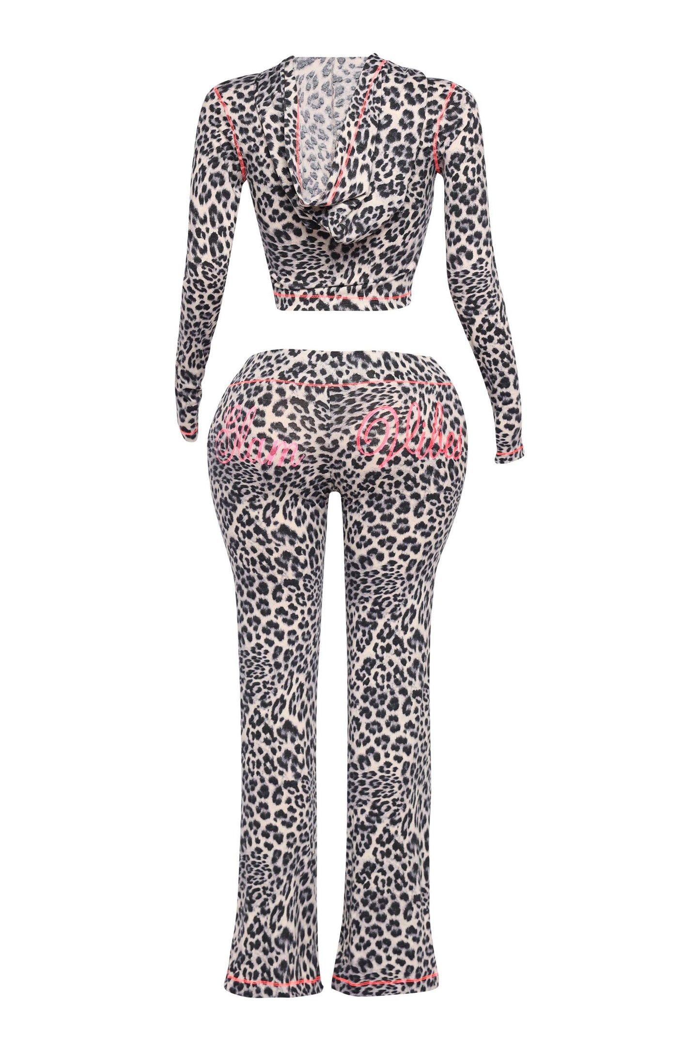 Glam Leopard lounge set