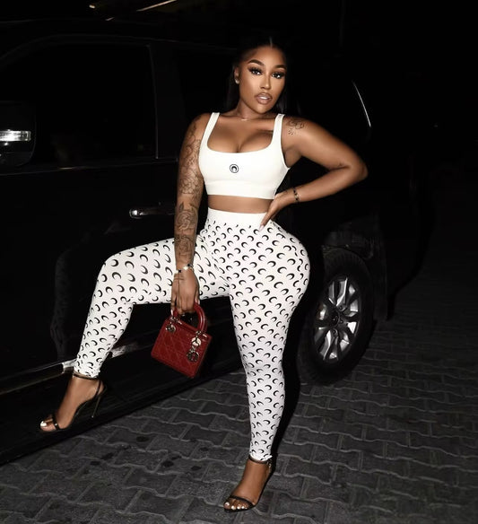 Crescent moon legging set