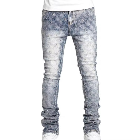 Crystal Wash Stacked Skinny Jeans