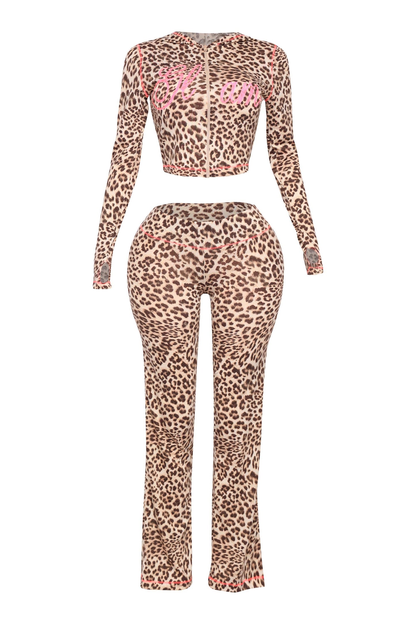 Glam Leopard lounge set