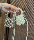 it's all about the pearls purse elegant pearl bag
