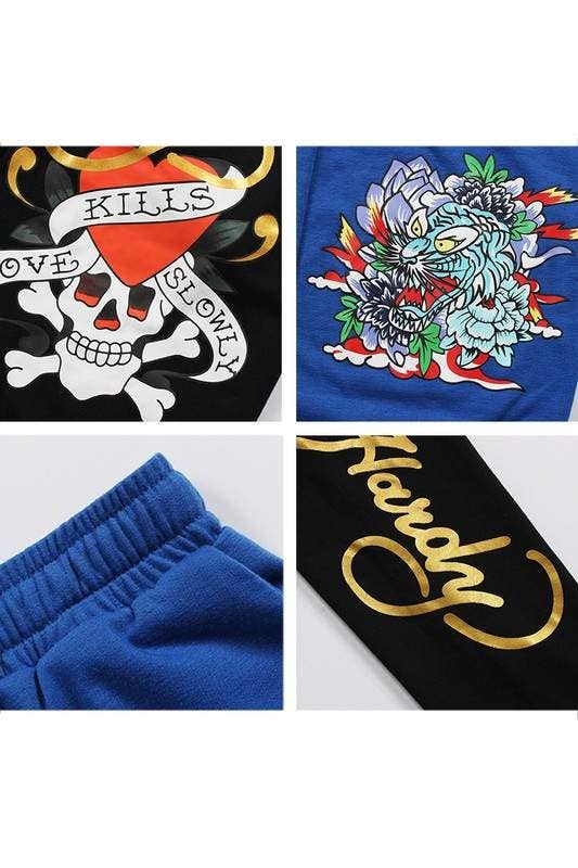 Graphic Tracksuit Set for Women casual daily outfit