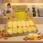 Triangle Cheese Squishy Fidget Toy for Stress Relief