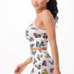 Butterfly Print Shorts Set
