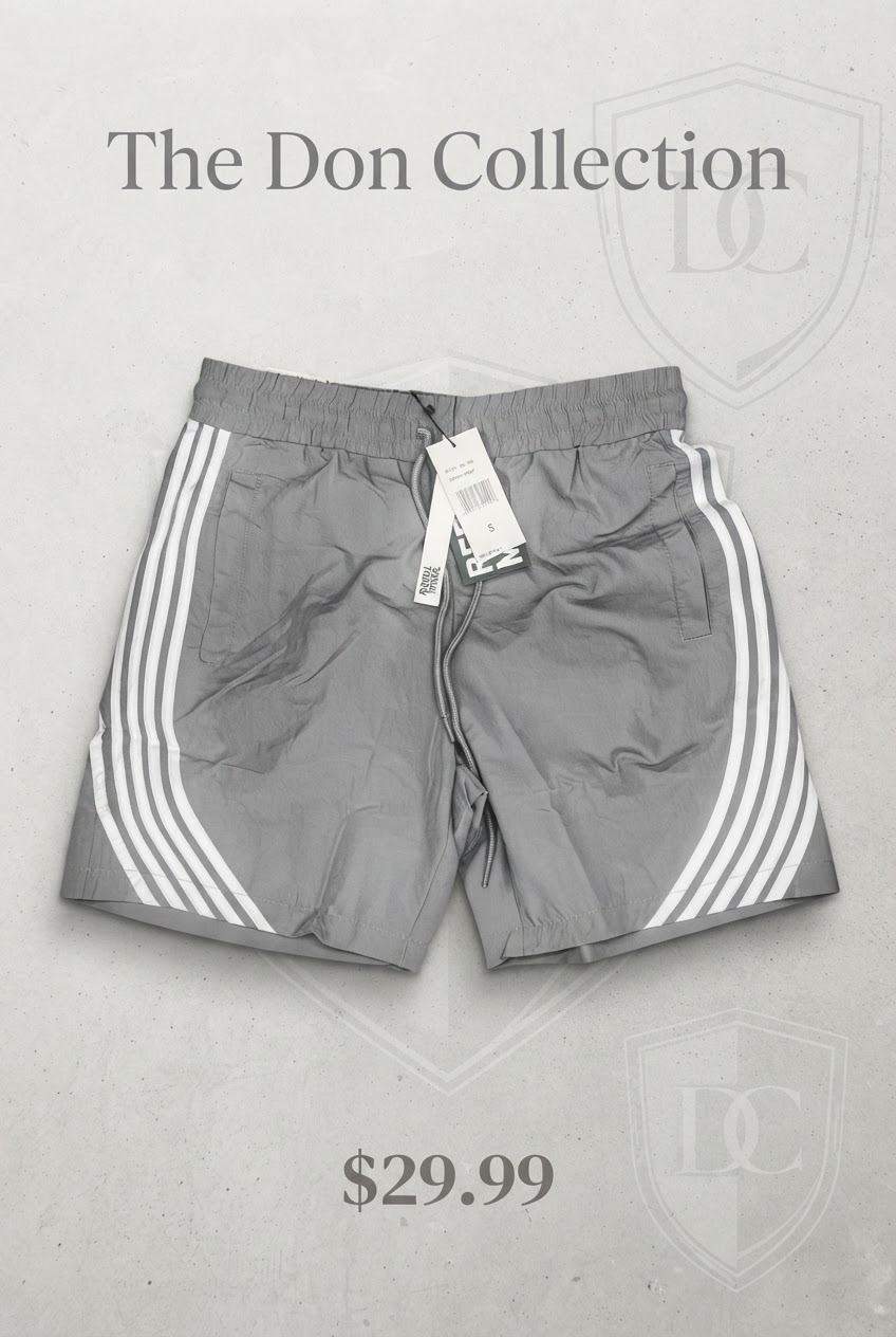 The Don stripped shorts