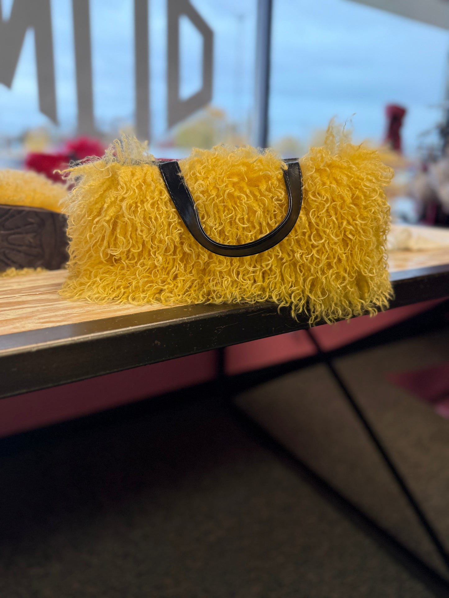 Faux Fur Handbag