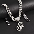 AZ Pendant Necklace Alphabet Initial Jewelry