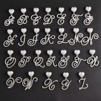 Personalized AZ Pendant Necklace Close‑Up