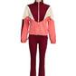 Striped sweatshirt set leggings tracksuit