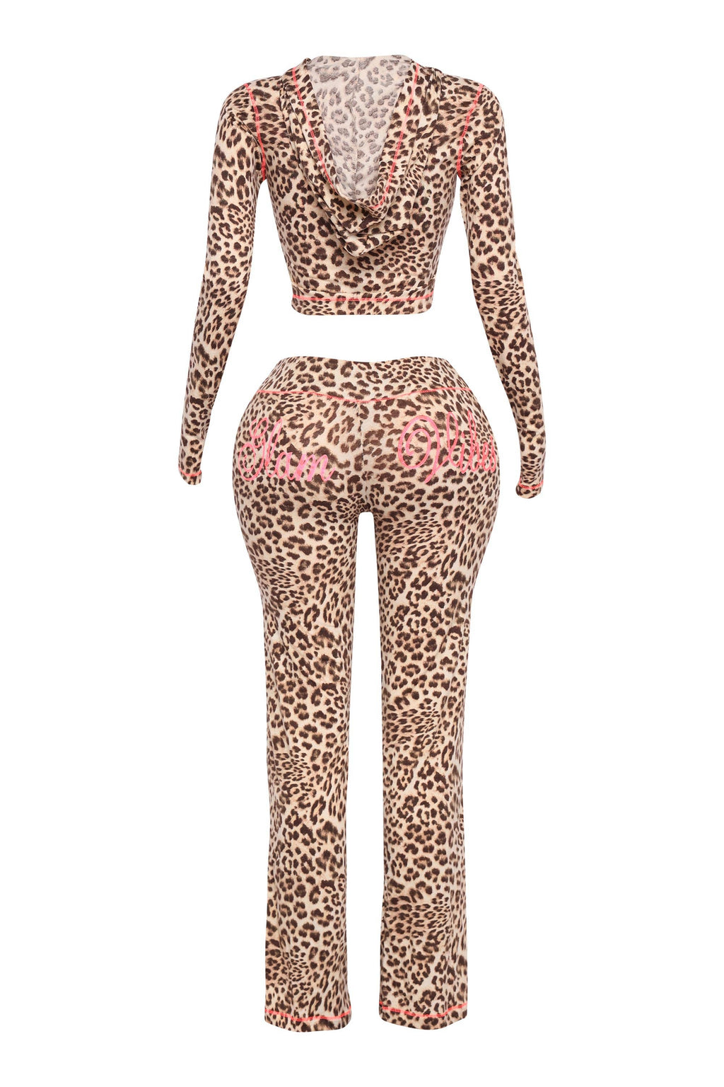 Glam Leopard lounge set