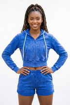Hoodie Active Short Set – Premium Casual Athleisure Two-Piece Outfit