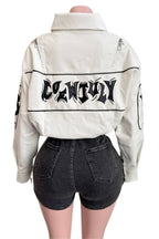 end game leather varsity trendy cropped jacket