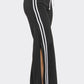 Slit Two White Stripes Flare Pants