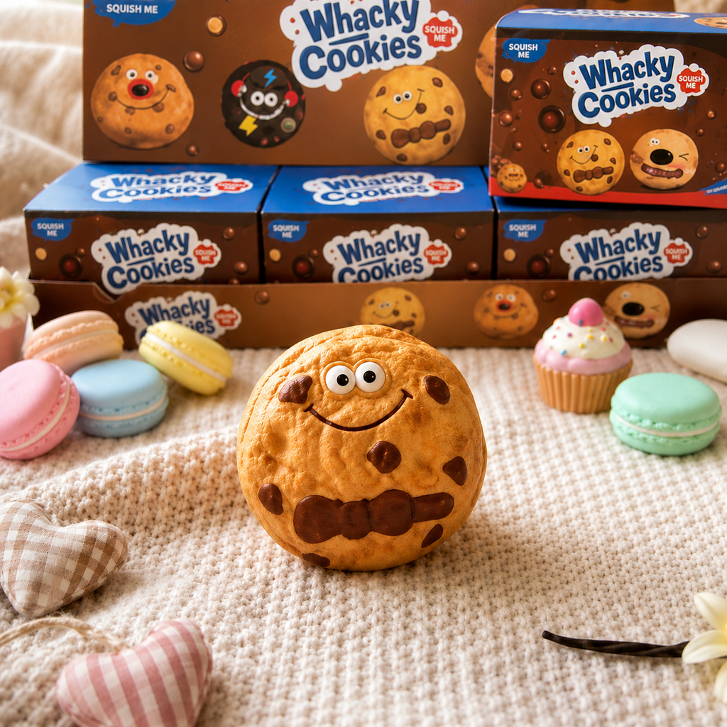 Whacky Cookies Slow Rise PU Squishy Mystery Box