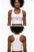 Baby Phat Tank Top – Y2K Fitted Sleeveless Crop Top for Women