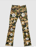 Denim Camo Flower
