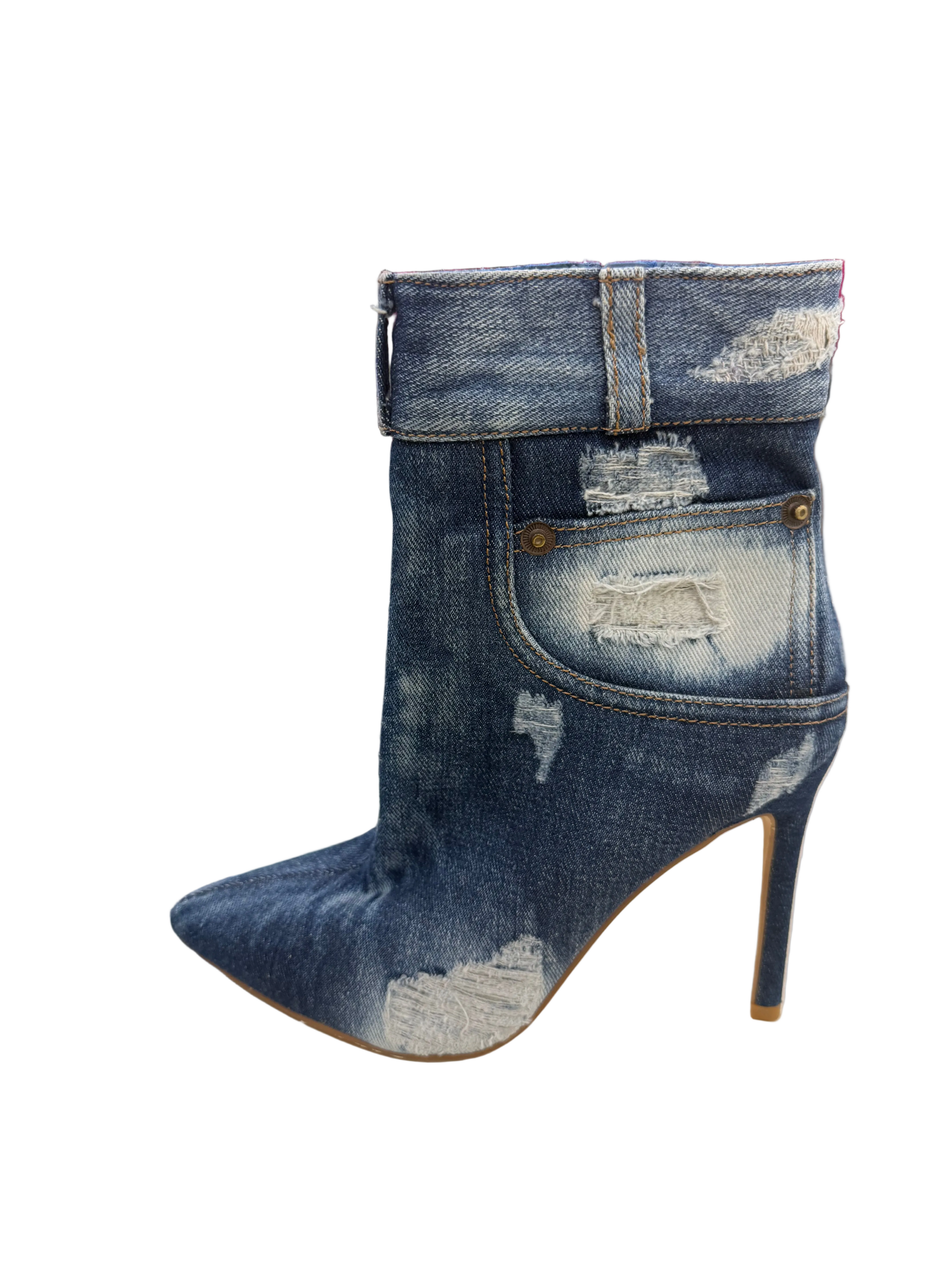 Dark Denim Ankle Boot