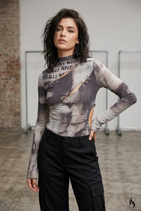After Dark Lace-Up Top