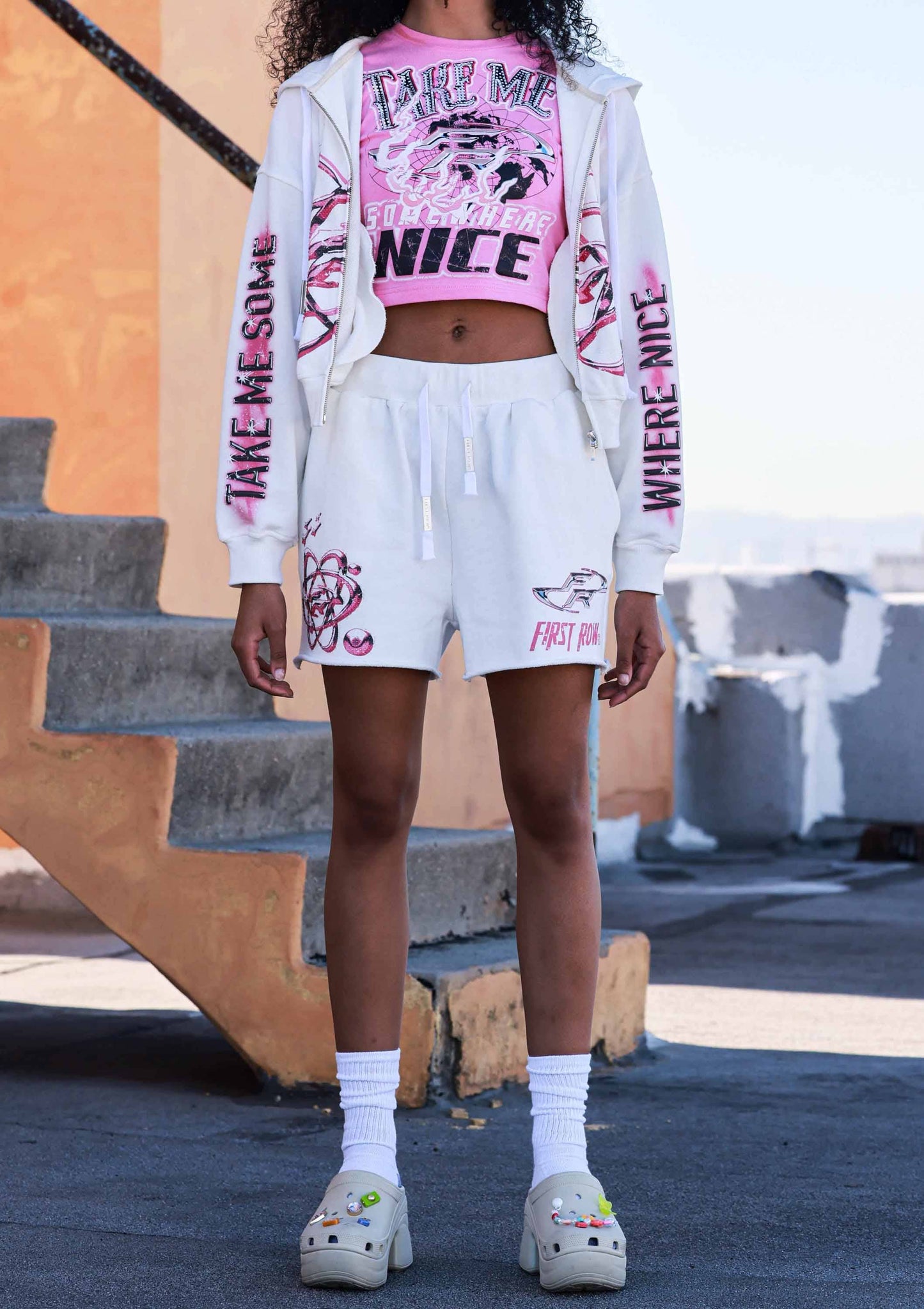 TAKE ME SOME WHERE NICE ZIP-UP HOODIE