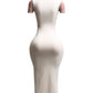 PLUS SIZED Color blocked zipper closure dress