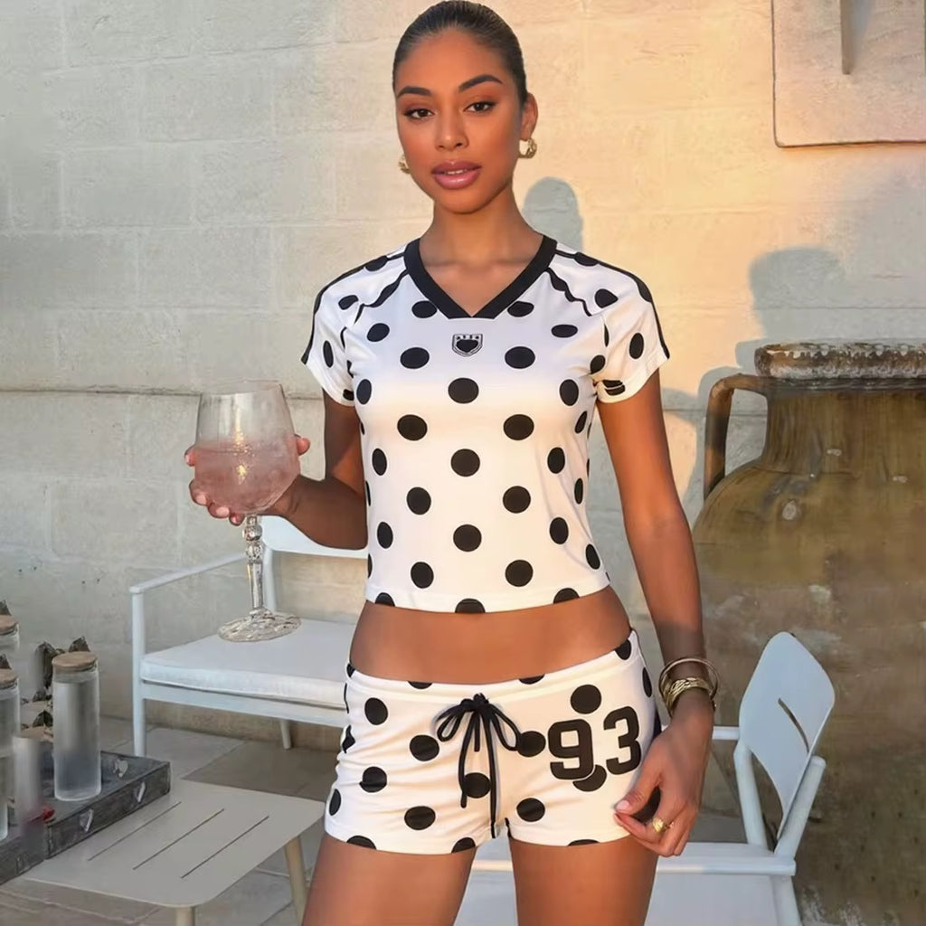 mz dotz set stylish two piece set