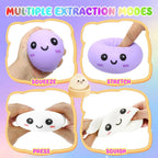 TPR Dumpling Bun Squishy Fidget Toy for Stress Relief