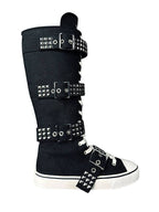 rawr xd stud black silver punk streetwear outfit