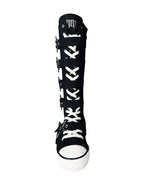 rawr xd star black silver alt streetwear sneakers