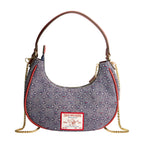 True Religion Striped Denim Small Hobo