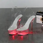 LED Light Up Platform Stiletto high heels for women