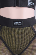 popcorn mesh long sleeve top legging set women leggings outfit