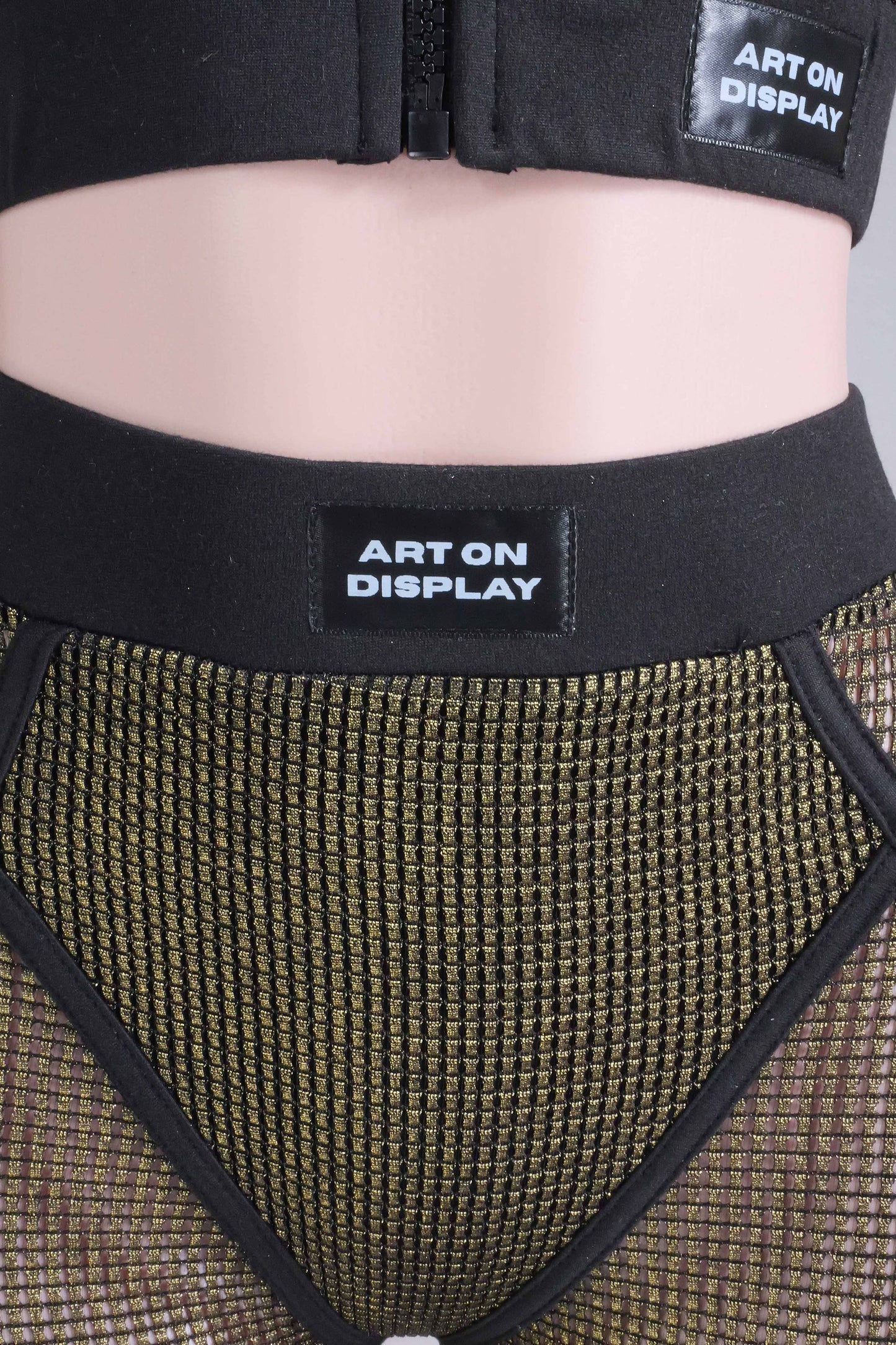 POPCORN MESH LONG SLEEVE TOP & LEGGING SET