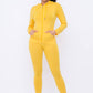 Seamless Zip Up Hoodie Jacket And Leggings Set