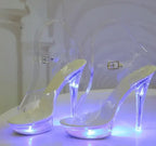 LED Light Up Platform Stiletto fashion party heels