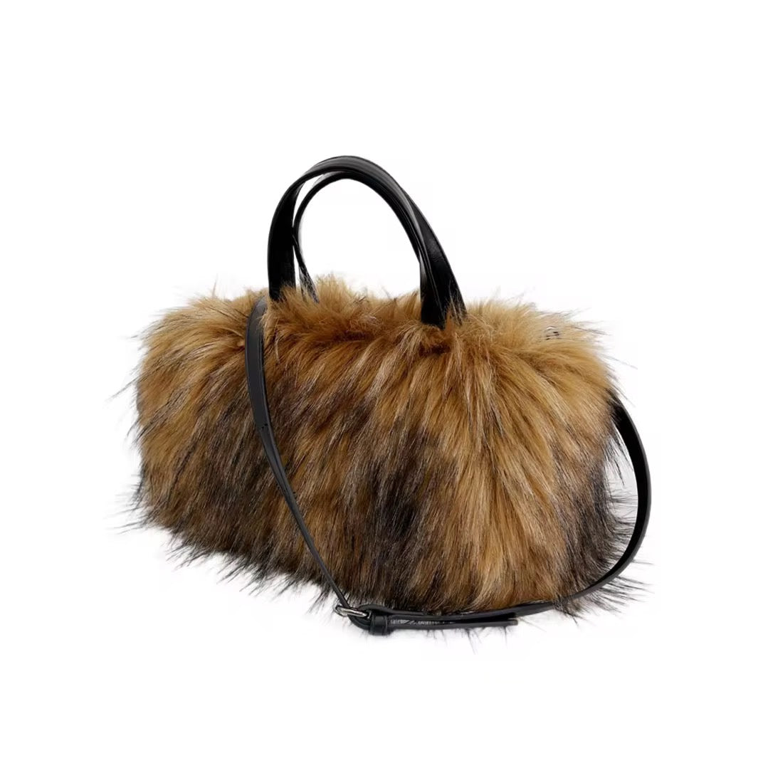 Faux Fur Handbag
