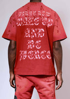 WAKE UP AND BE FIERCE APPLIQUE TEE
