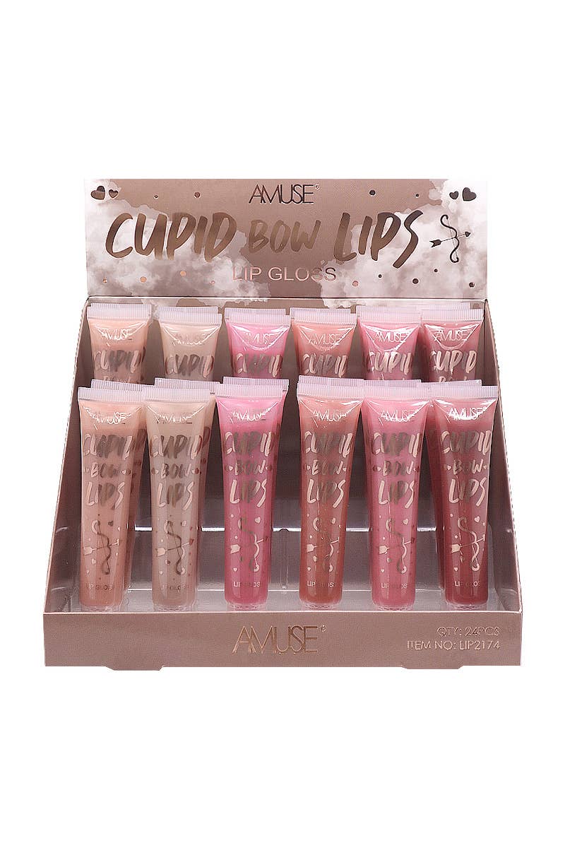 AMUSE LIP2174 Cupid Bow Lips Lip Gloss - 24 pcs
