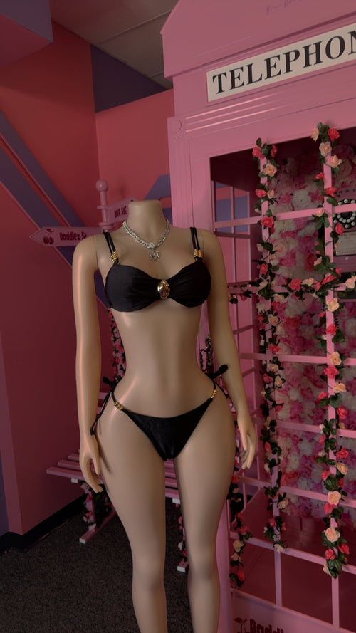 Gold Goddess Bikini Set for Women front view