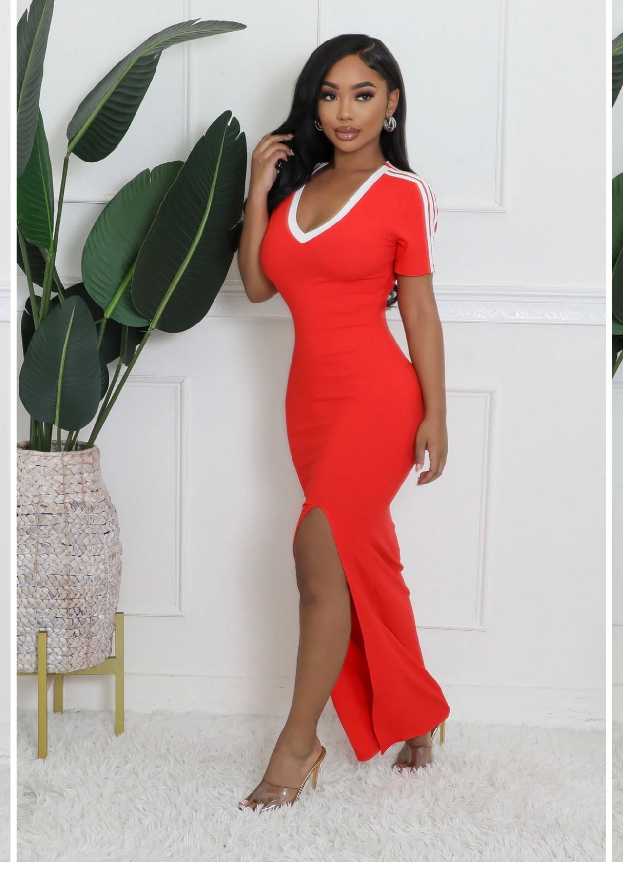 Pretty with a slit