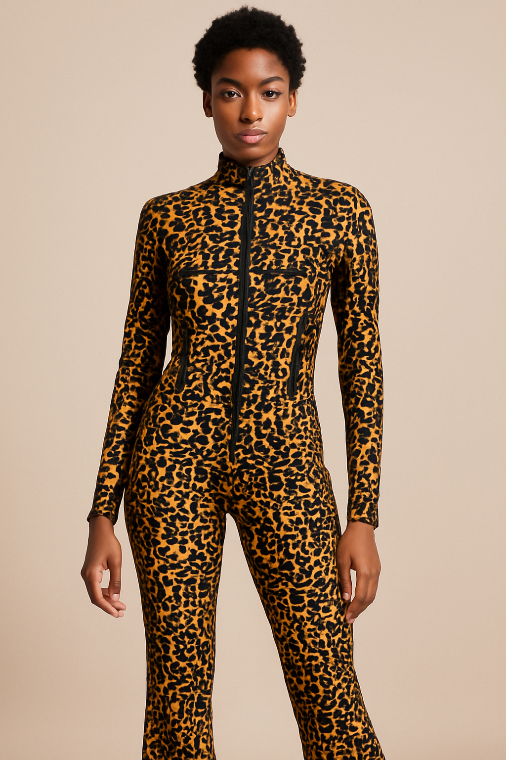 Wild Instinct Leopard Two-Piece Set outfit