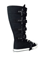 rawr xd star black silver punk fashion shoes
