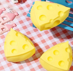 Triangle Cheese Squishy Fidget Toy for Stress Relief