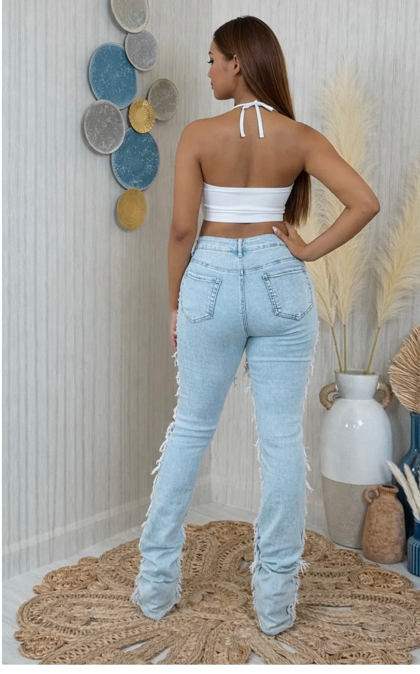 Blue Vintage Jeans for Women timeless retro style