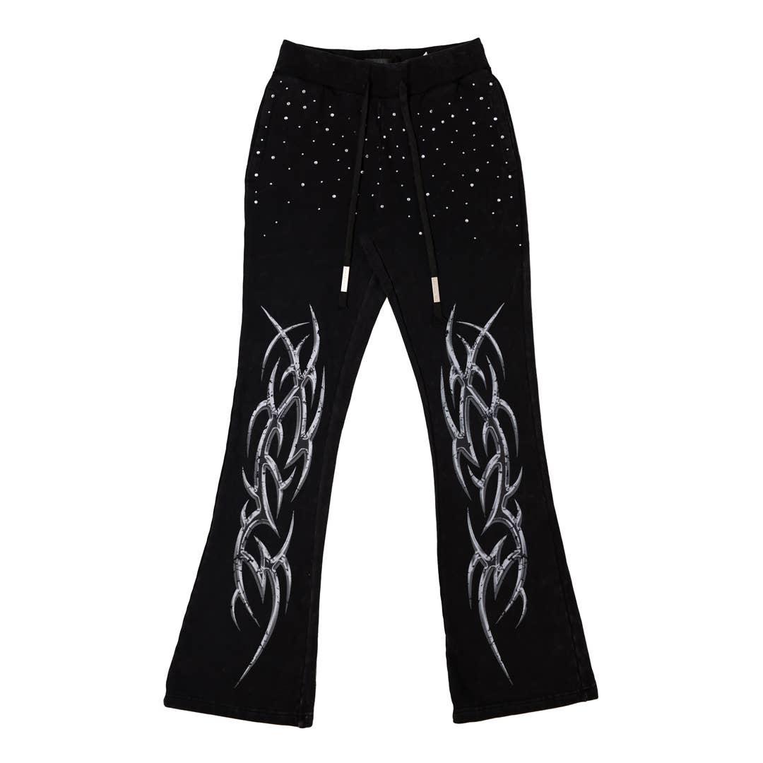 Y2K TRIBAL FLARE JOGGER
