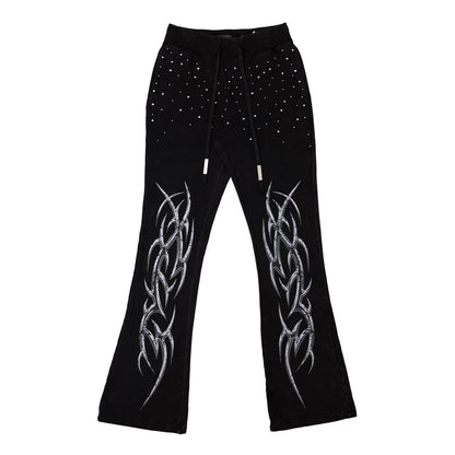 Y2K TRIBAL FLARE JOGGER