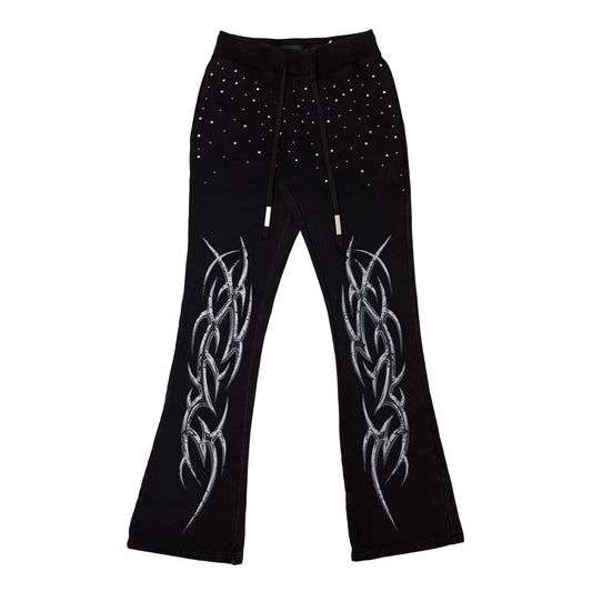 Y2K TRIBAL FLARE JOGGER