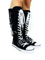rawr xd black white sneakers women